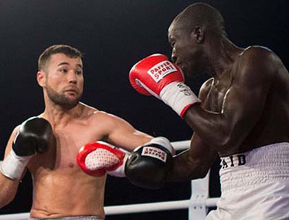 Afghan boxer Hamid Rahimi wins Kabul's first pro match