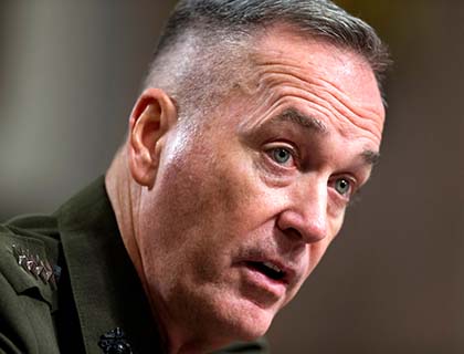 Gen. Dunford  Picked to Lead Marine Corps 
