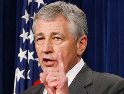 Hagel Ties Future  Assistance to Fair Elections