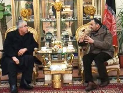Atta Meets Gen. Dostum, Discusses Elections 