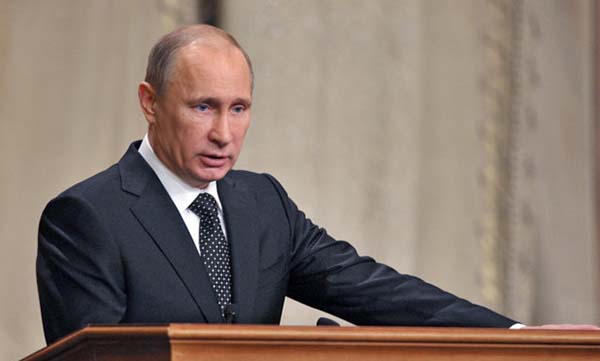 Dialogue to Start Only on Basis  of Ceasefire in Ukraine: Putin