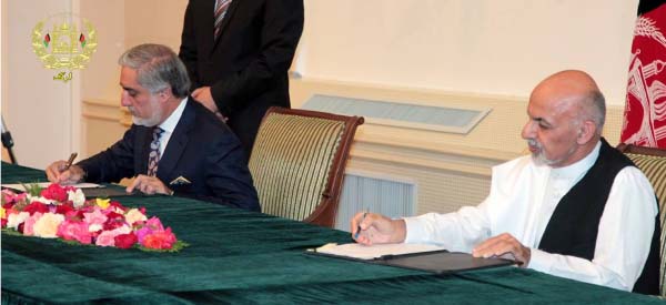 Candidates Sign National Unity Govt. Agreement