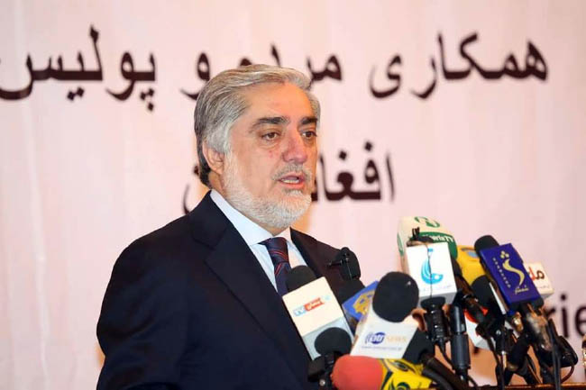 Measures on to Keep Afghan Forces Apolitical: Dr. Abdullah