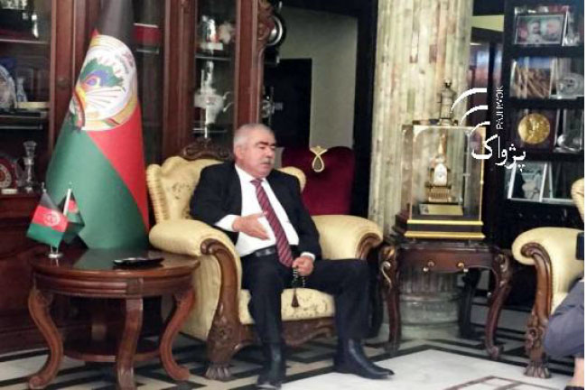 Dostum Asks Supports to Stop Protest, Allow Govt. to Investigate
