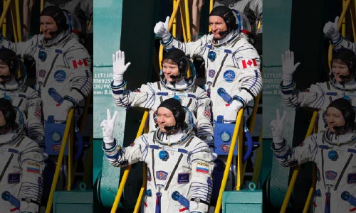 3 Astronauts Blast Off to International Space Station