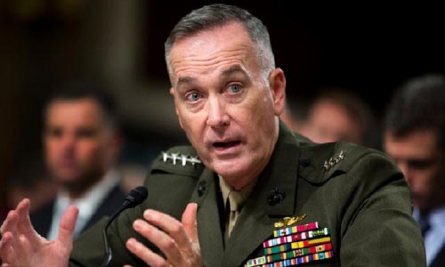 Mission for Troops in Afghanistan  Continues as Planned: Gen. Dunford