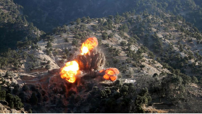 US Munition Drops on Afghanistan  on Pace to Set Record this Year
