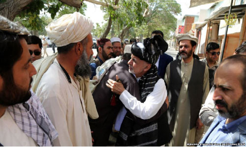 Afghan President Visits Ghazni after Taliban Assault on City