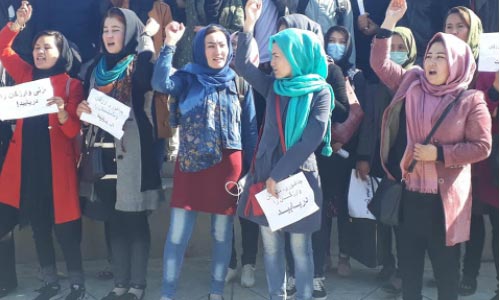 Hundreds Protest  in Kabul Over Ghazni,  Uruzgan Insecurity