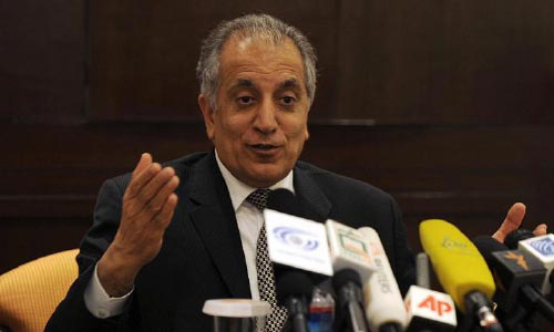 Peace with Taliban  before April Vote to be  Ideal: Khalilzad