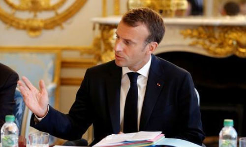 Macron Says He Discussed Hunger  Striker Sentsov with Putin