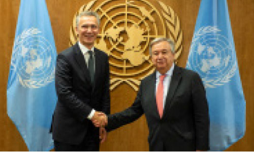 NATO and UN Secretary Generals Exchange  Views On Security Situation in Afghanistan