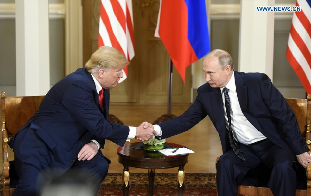 Trump, Putin Start First Bilateral  Meeting in Helsinki
