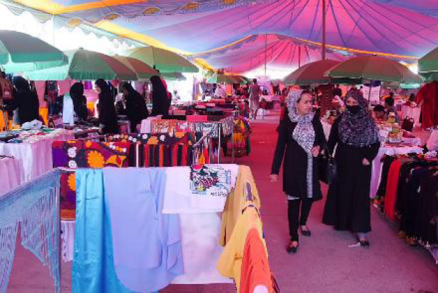 Women Showcase Products,  Handicrafts in Kabul Exhibition