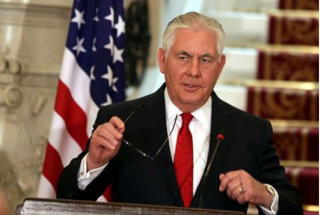 Countries Who Fought Islamic  State Must Help Rebuild Iraq -Tillerson