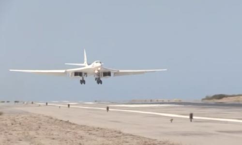 Russian Tu-160 Strategic Bombers Land  in Venezuela after 10,000km Transatlantic 