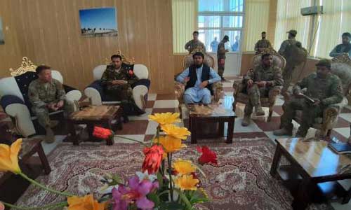 Gen. Miller, Khalid Visit Farah Province to Assess Security Situation