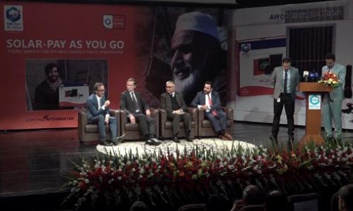 AWCC Launches ‘Cheraghe Khana’  Solar Powered Lighting Services
