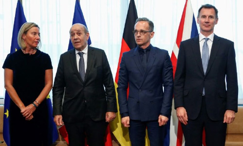 EU, France, Germany and UK Urge Iran  to Reverse Uranium Decision