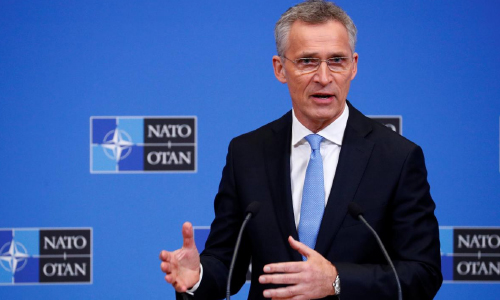 NATO Committed to Stay in  Afghanistan to Create Conditions  for Political Solution: Stoltenberg