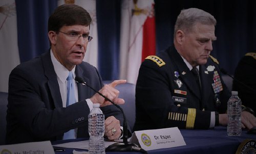 Troops Drawdown Must Start Within 10 Days after Deal: Esper