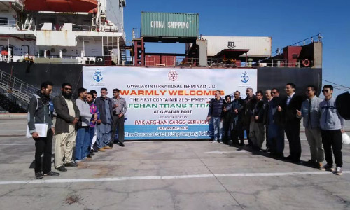 Afghan-China Transit Trade  Embarks Through Gwadar Seaport  