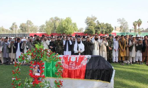 Badghis Police Chief Laid to Rest After Special Funeral