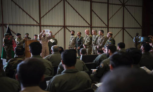 26 Afghan pilots, door gunners complete training for Black Hawk helicopters