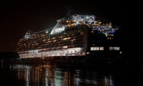 Coronavirus Cases Top 500 on  Cruise Ship Off Japan