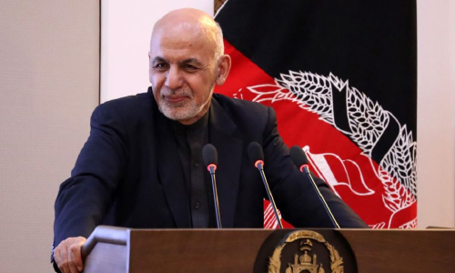 Ghani Vows Direct Talks  with Taliban If Reelected