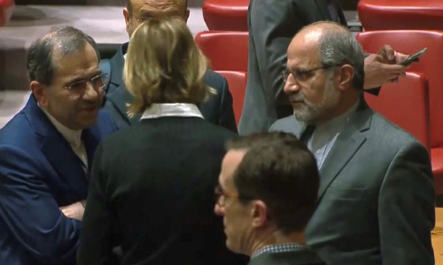 In Rare Move, U.S. And Iranian Envoys Talk After U.N. Meeting on Nuclear Deal