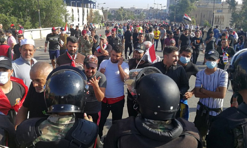 Iraqi Forces Fire Tear Gas After 42 Died in  Day of Violence