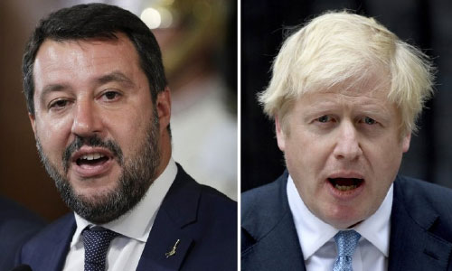 Johnson and Salvini: 2 Soaring  Stars Lose Big Political Bets