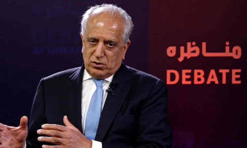 Khalilzad Acknowledges  Progress Made During  Talks with Taliban