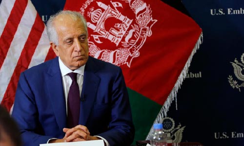Khalilzad in Kabul  for Talks on ‘Next Steps’  for Afghan Peace