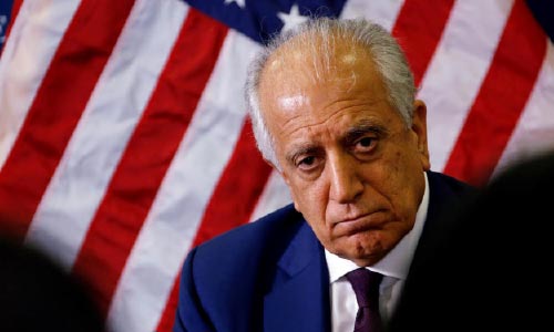 Khalilzad Says Peace  Efforts Moving in the  Right Direction