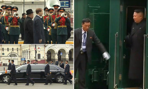 Kim Arrives in Vladivostok, Russia for  FIRST EVER Summit with Putin