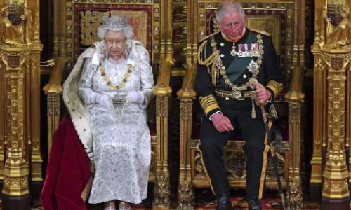 Queen Elizabeth II Gives Speech  in Parliament