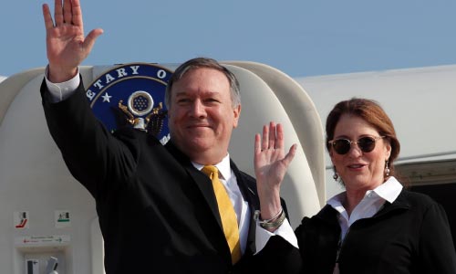 From Israel, Pompeo Arrives in Beirut  for Two-Day Meetings