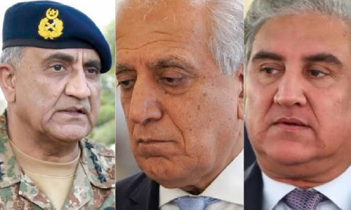 Khalilzad Meets Top Pakistani Military, Civilians Officials after Pausing Talks with Taliban