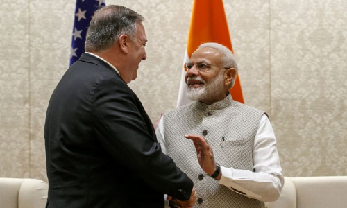 Pompeo Meets Indian Leaders  amid Trade Tensions, Iran Crisis