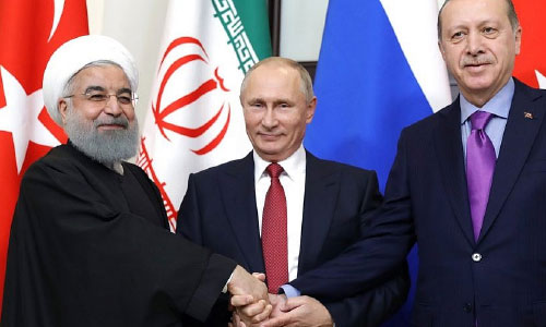 Erdoğan Hosts Putin and Rouhani  for Syria Summit
