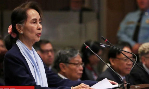 Myanmar’s Suu Kyi Rejects Genocide Claims in UN Court