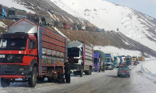 Salang Highway Closed  for Heavy Traffic