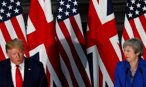 ‘Completely Unacceptable’: Theresa May Reprimands Donald Trump over US Democrat Women Rant