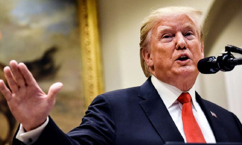 Trump Says Washington Working  with Taliban to Reach to Agreement