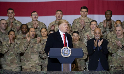 Trump Celebrates  Afghanistan Visit as Great