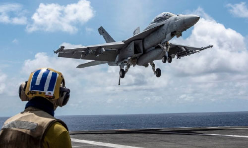 US Carrier Drills in Disputed South China Sea  as Beijing Closes Waters for Own Exercises 