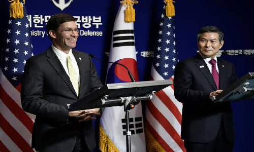 U.S., South Korea Resume Defense  Cost-Sharing Talks Amid Protests  of ‘Robbery’