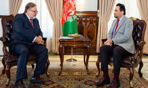 Zaman, Botsali Discuss OIC Role in  Afghan Peace Process